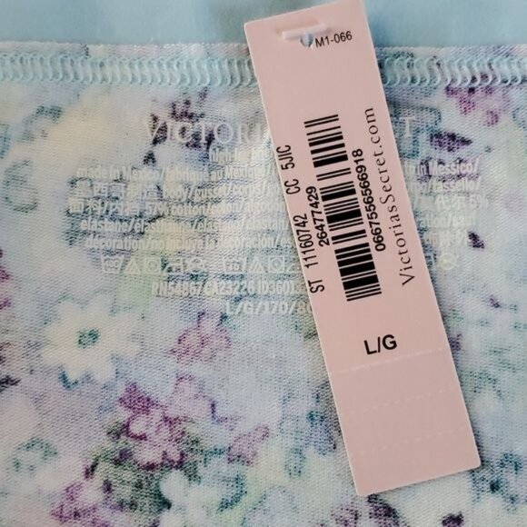 Victoria's Secret Panties Underwear Undies High Legged Briefs Blue Women's Large - Picture 3 of 6